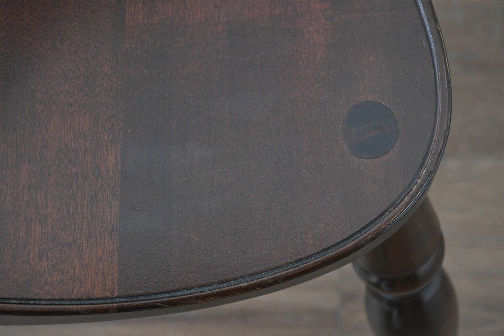 中古　松本民芸家具　背貫の意匠が個性的なB型ワイコムチェア　定価約12万円　(R-085979)