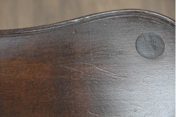 中古　松本民芸家具　背貫の意匠が個性的なB型ワイコムチェア　定価約12万円　(R-085979)