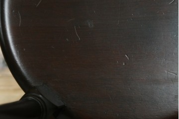 中古　松本民芸家具　丸座面が愛らしい素朴なフォルムの南京小椅子　(R-085980)
