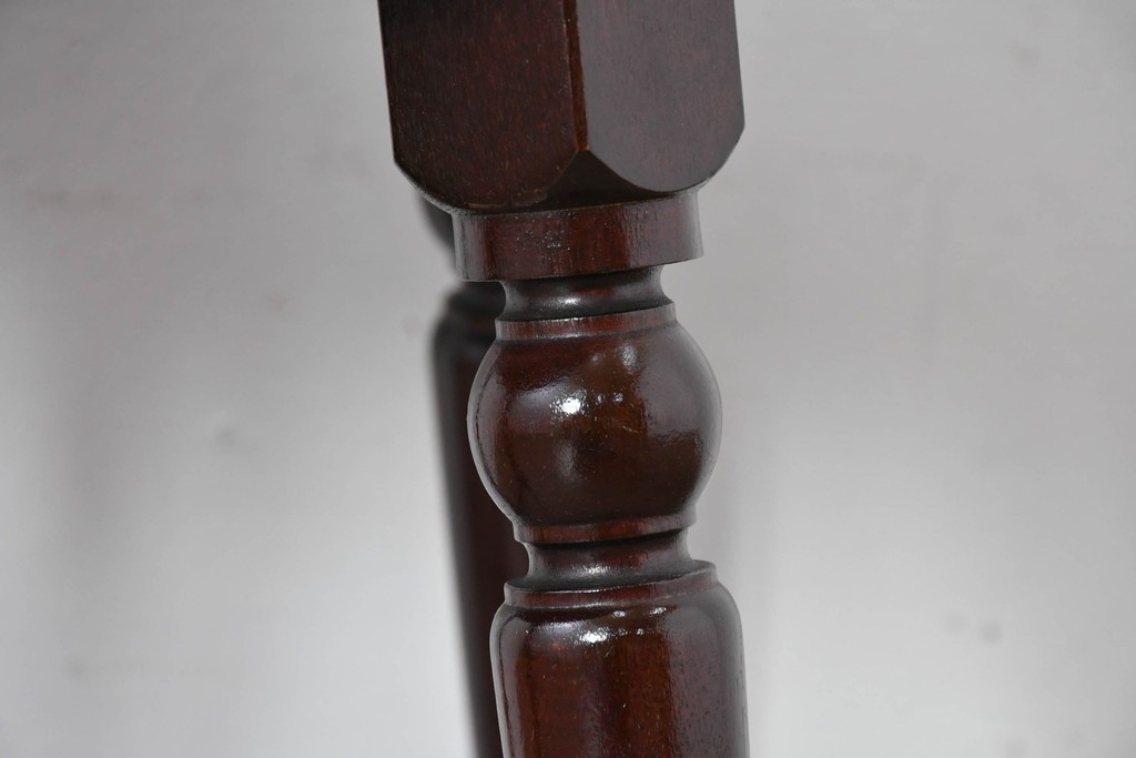 中古　松本民芸家具　丸座面が愛らしい素朴なフォルムの南京小椅子　(R-085980)