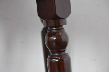 中古　松本民芸家具　丸座面が愛らしい素朴なフォルムの南京小椅子　(R-085980)