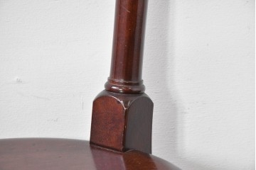 中古　松本民芸家具　丸座面が愛らしい素朴なフォルムの南京小椅子　(R-085980)