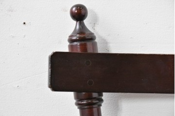 中古　松本民芸家具　丸座面が愛らしい素朴なフォルムの南京小椅子　(R-085980)