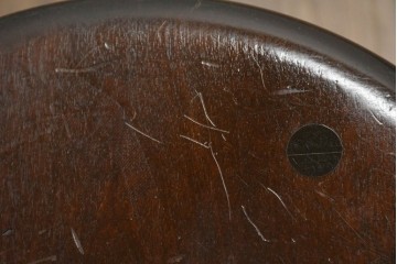 中古　松本民芸家具　丸座面が愛らしい素朴なフォルムの南京小椅子　(R-085980)