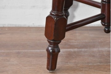 中古　松本民芸家具　丸座面が愛らしい素朴なフォルムの南京小椅子　(R-085980)