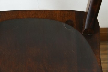 中古　松本民芸家具　背もたれの挽き物加工がお洒落な#49A型ワイコムチェア　定価約10万7千円　(R-085981)