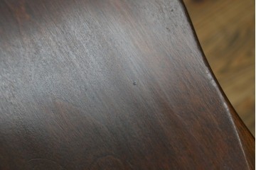 中古　松本民芸家具　背もたれの挽き物加工がお洒落な#49A型ワイコムチェア　定価約10万7千円　(R-085981)