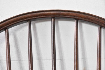 中古　松本民芸家具　竹節を思わせる挽物の造形が特徴的なループバックチェア(I)　定価約16万円　(R-085984)