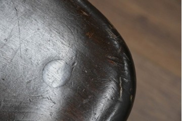 中古　松本民芸家具　竹節を思わせる挽物の造形が特徴的なループバックチェア(I)　定価約16万円　(R-085984)