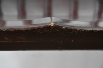 中古　松本民芸家具　竹節を思わせる挽物の造形が特徴的なループバックチェア(I)2脚セット　定価(2脚合計)約32万円　(R-085985)