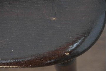 中古　松本民芸家具　竹節を思わせる挽物の造形が特徴的なループバックチェア(I)2脚セット　定価(2脚合計)約32万円　(R-085985)