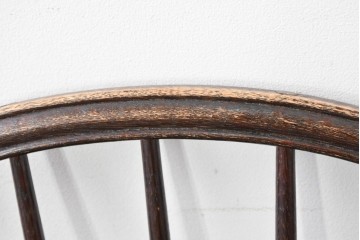 中古　松本民芸家具　竹節を思わせる挽物の造形が特徴的なループバックチェア(I)2脚セット　定価(2脚合計)約32万円　(R-085985)