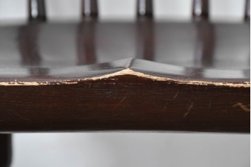 中古　松本民芸家具　竹節を思わせる挽物の造形が特徴的なループバックチェア(I)2脚セット　定価(2脚合計)約32万円　(R-085985)