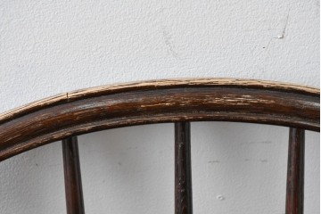 中古　松本民芸家具　竹節を思わせる挽物の造形が特徴的なループバックチェア(I)2脚セット　定価(2脚合計)約32万円　(R-085985)