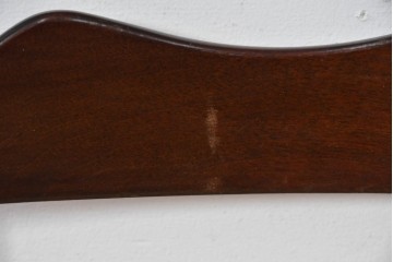 中古　松本民芸家具　ラッシ座面　波打つ背板が特徴の#22型ラダーバックチェア3脚セット　定価(3脚合計)約48万円　(R-085987)