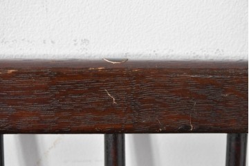 中古　松本民芸家具　細身のスポークが連なる#513型長ウィンザーチェア(III)　定価約39万円　(R-085989)