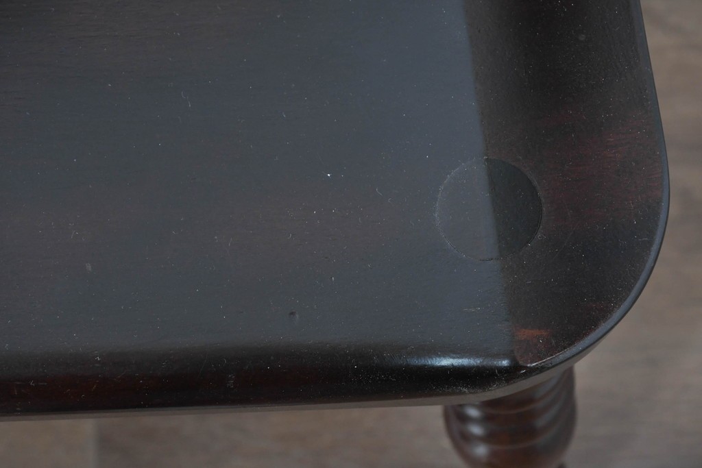 中古　松本民芸家具　細身のスポークが連なる#513型長ウィンザーチェア(III)　定価約39万円　(R-085989)