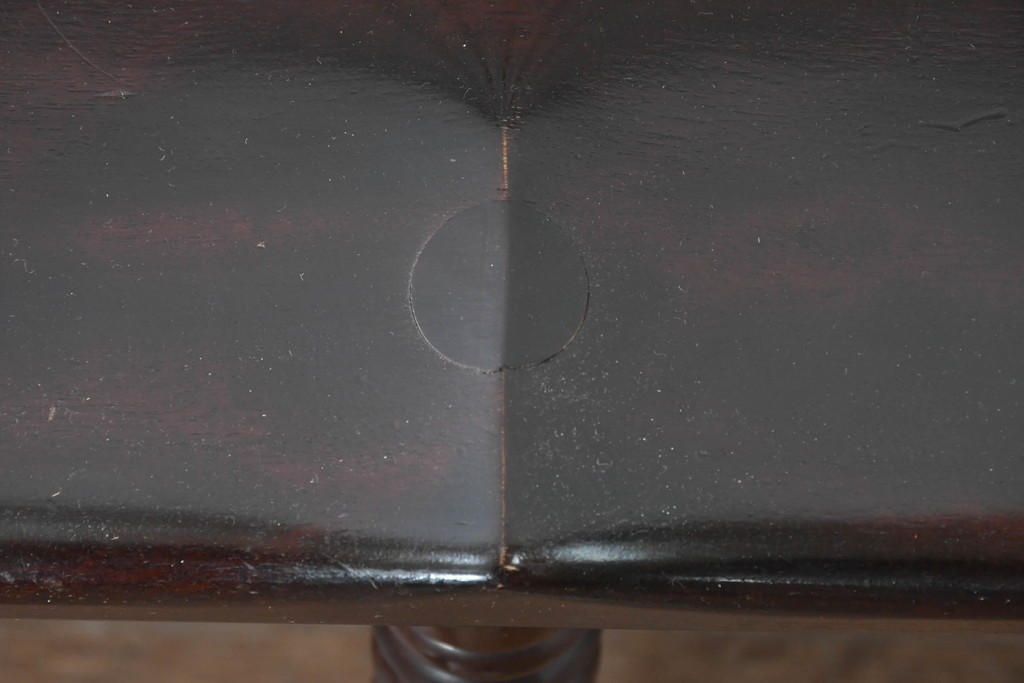 中古　松本民芸家具　細身のスポークが連なる#513型長ウィンザーチェア(III)　定価約39万円　(R-085989)