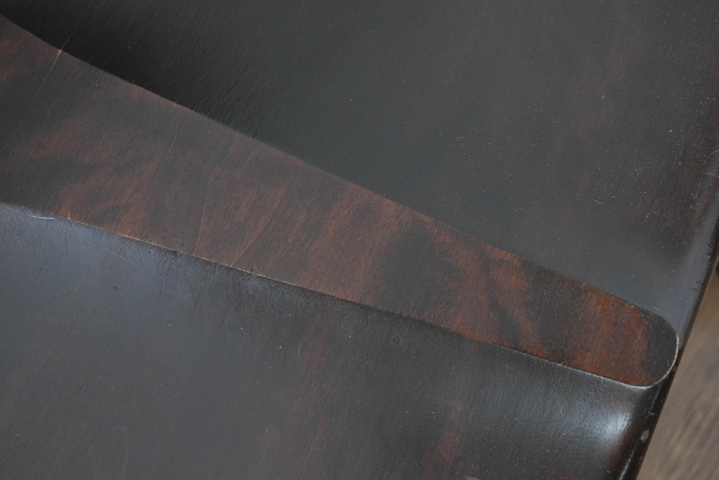 中古　松本民芸家具　細身のスポークが連なる#513型長ウィンザーチェア(III)　定価約39万円　(R-085989)