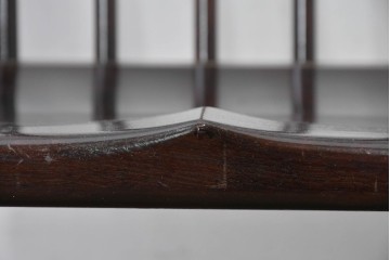 中古　松本民芸家具　細身のスポークが連なる#513型長ウィンザーチェア(III)　定価約39万円　(R-085989)