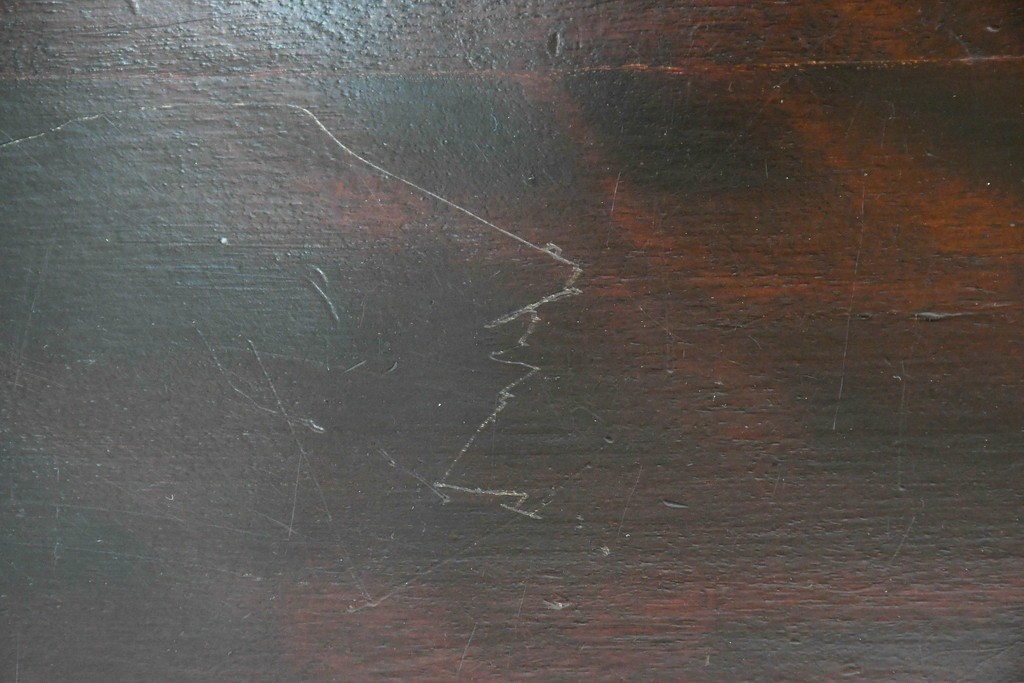 中古　松本民芸家具　細身のスポークが連なる#513型長ウィンザーチェア(III)　定価約39万円　(R-085989)