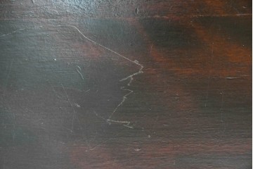 中古　松本民芸家具　細身のスポークが連なる#513型長ウィンザーチェア(III)　定価約39万円　(R-085989)