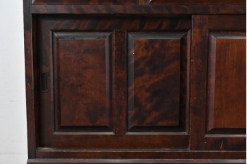 《天板取り付け加工費込み》　中古　北海道民芸家具　HM161K　重厚な木目と温もり溢れる風合いが魅力のサイドボード　(R-085994)