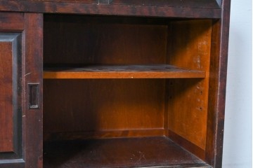 《天板取り付け加工費込み》　中古　北海道民芸家具　HM161K　重厚な木目と温もり溢れる風合いが魅力のサイドボード　(R-085994)