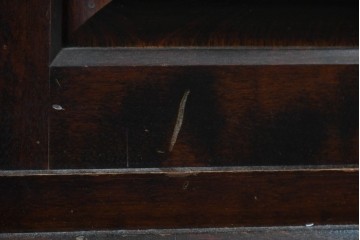 《天板取り付け加工費込み》　中古　北海道民芸家具　HM161K　重厚な木目と温もり溢れる風合いが魅力のサイドボード　(R-085994)