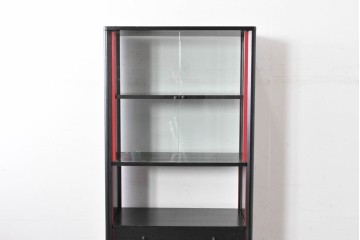 中古　希少モデル　Cassina(カッシーナ)　Brera(ブレラ)　ピエロ・デ・マルティーニ(Piero De Martini)　ガラス扉付きのキャビネット　(R-085995)