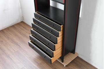 中古　希少モデル　Cassina(カッシーナ)　Brera(ブレラ)　ピエロ・デ・マルティーニ(Piero De Martini)　ガラス扉付きのキャビネット　(R-085995)