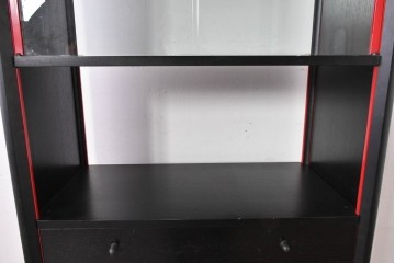 中古　希少モデル　Cassina(カッシーナ)　Brera(ブレラ)　ピエロ・デ・マルティーニ(Piero De Martini)　ガラス扉付きのキャビネット　(R-085996)