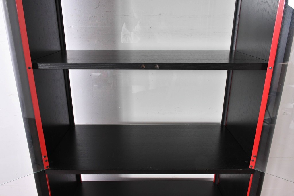 中古　希少モデル　Cassina(カッシーナ)　Brera(ブレラ)　ピエロ・デ・マルティーニ(Piero De Martini)　ガラス扉付きのキャビネット　(R-085996)