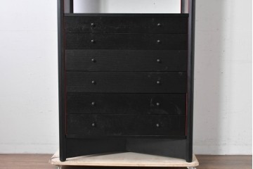 中古　希少モデル　Cassina(カッシーナ)　Brera(ブレラ)　ピエロ・デ・マルティーニ(Piero De Martini)　ガラス扉付きのキャビネット　(R-085996)