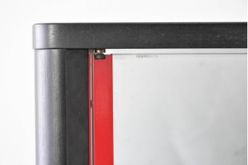 中古　希少モデル　Cassina(カッシーナ)　Brera(ブレラ)　ピエロ・デ・マルティーニ(Piero De Martini)　ガラス扉付きのキャビネット　(R-085996)