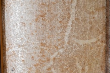 イギリスアンティーク　希少デザイン　BARGET BUILT(バーゲット・ビルト)　両サイドに隠し収納が付いたミラーバックガラスキャビネット　(R-085997)