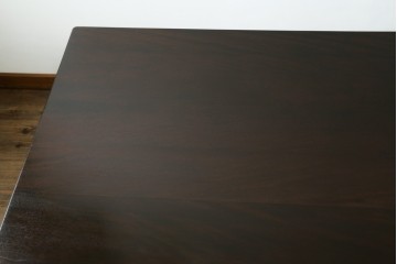 中古　松本民芸家具　クラシカルな挽き物脚のLT型食卓　定価約61万6千円　(R-085999)