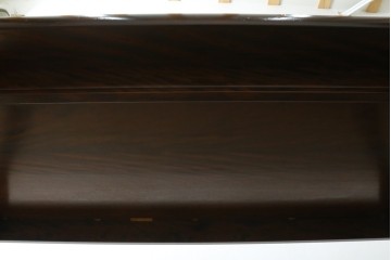 中古　松本民芸家具　クラシカルな挽き物脚のLT型食卓　定価約61万6千円　(R-085999)