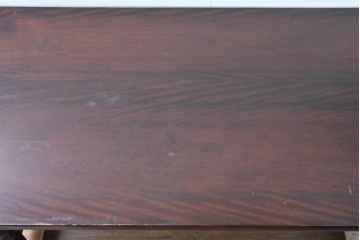 中古　松本民芸家具　クラシカルな挽き物脚のLT型食卓　定価約61万6千円　(R-085999)