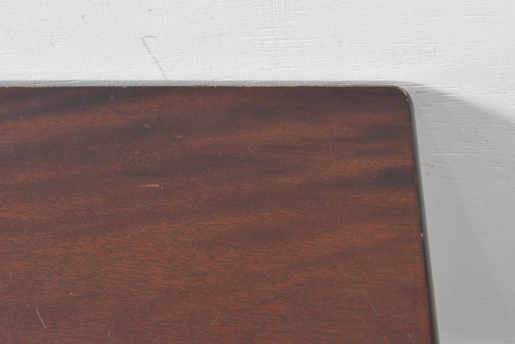 中古　松本民芸家具　クラシカルな挽き物脚のLT型食卓　定価約61万6千円　(R-085999)