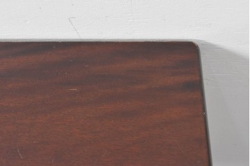 中古　松本民芸家具　クラシカルな挽き物脚のLT型食卓　定価約61万6千円　(R-085999)