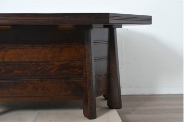 中古　美品　星野民芸(星野民藝)　桜材　重厚なつくりが際立つ八角炉　(R-086005)