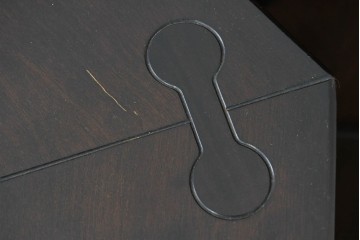 中古　美品　星野民芸(星野民藝)　桜材　重厚なつくりが際立つ八角炉　(R-086005)