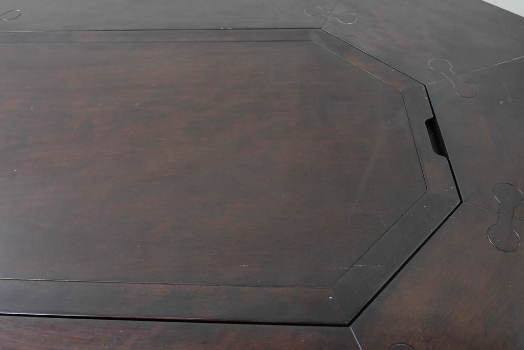 中古　美品　星野民芸(星野民藝)　桜材　重厚なつくりが際立つ八角炉　(R-086005)