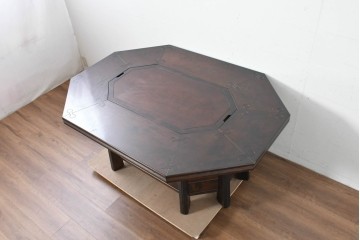 中古　美品　星野民芸(星野民藝)　桜材　重厚なつくりが際立つ八角炉　(R-086005)