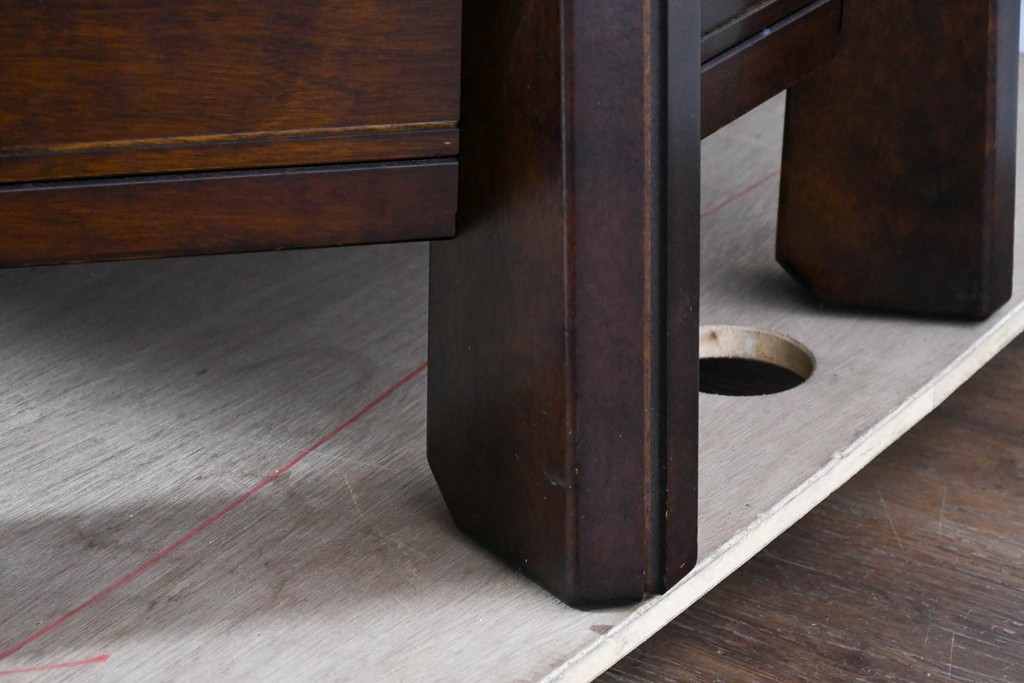 中古　美品　星野民芸(星野民藝)　桜材　重厚なつくりが際立つ八角炉　(R-086005)