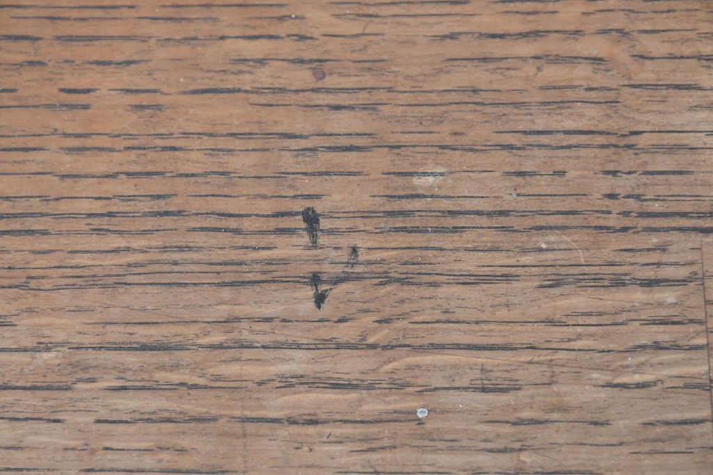 和製ヴィンテージ　国産職人手作りの逸品!!　総ナラ無垢材　格子戸付きサイドボード　製作費推定50万円　(R-086006)