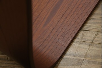 中古　美品　天童木工(Tendo)　欅材　継ぎ目のない一体感ある美しいラインが魅力の座椅子4脚セット　定価(4脚合計)約10万円　(R-086011)