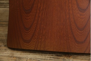 中古　美品　天童木工(Tendo)　欅材　継ぎ目のない一体感ある美しいラインが魅力の座椅子4脚セット　定価(4脚合計)約10万円　(R-086011)