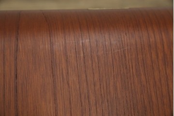 中古　美品　天童木工(Tendo)　欅材　継ぎ目のない一体感ある美しいラインが魅力の座椅子4脚セット　定価(4脚合計)約10万円　(R-086011)